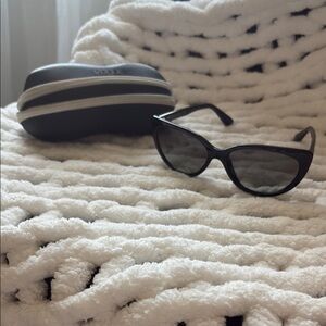 Vogue Cat Eye Black Sunglasses